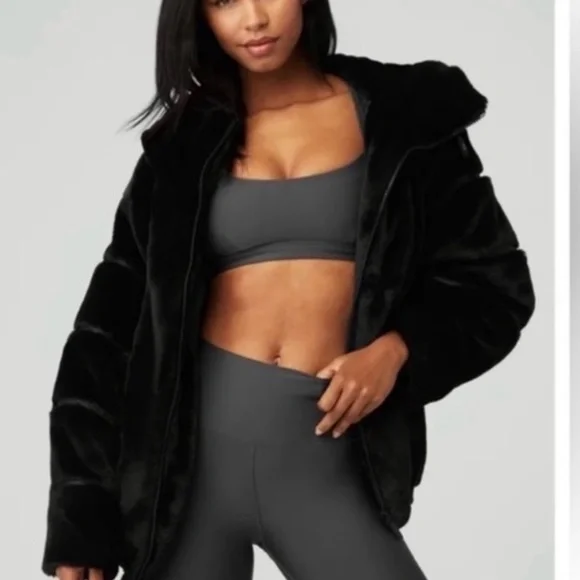 Alo Yoga’s Knock Out Faux Fur Jacket - Picture 3 of 5